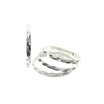 Karizmatic Solid 925 Silver Bangles Bracelets (Churi) - 4pc Set - £89.03 GBP+