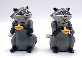 2 1995 Disney Pocahontas Meeko Wind-up Raccoon Burger King Kids Club Toy - £5.18 GBP