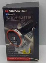 Monster Bluetooth FM Transmitter with LED Accent  Ring - £11.03 GBP