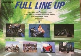 1995? SUZUKI LINE UP FULL LINE MOTORCYCLE Brochure in JAPANESE - $15.79