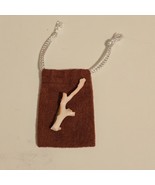 Vintage Handmade 1.75&quot; Genuine Light Pink Salmon Branch Coral Brooch Pin - $141.21