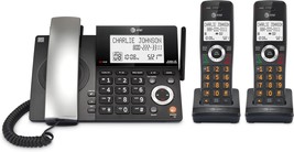 AT&amp;T CL84218 Corded/Cordless Phone, 2 Handsets, Answering Machine, Smart... - $1,858.14 MXN
