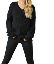 Adora V Neck Textured Sweater Size S - $24.75