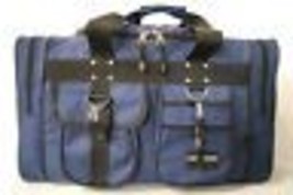 Medium Navy Duffelbag Duffel Gym Bag Bags New 22 Inch Carry On Sports Workout - £13.05 GBP