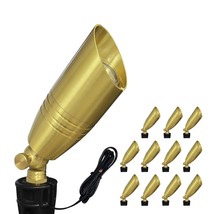 COLOER Die-cast Brass Landscape Spotlight 12-Pack Without Bulb12V AC/DC ... - $600.24
