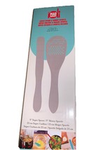 Mad Hungry Spurtle Silicone Set 2-Piece Kitchen Super Spoon &amp; Skinny Spu... - $17.70