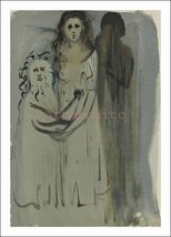 Artebonito - Salvador Dali Woodcut, Purgatory 16 Divine Comedy - £151.87 GBP