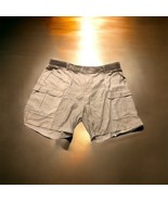 Soft Surroundings Khaki Tan Pali Shorts Size 3X NWT 7.5&quot; Rayon Blend $69.95 - $32.62