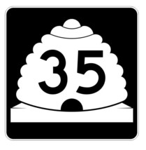 Utah State Highway 35 Sticker Decal R5379 Highway Route Sign - £1.15 GBP+