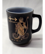 Anchor Hocking Coffee Mug - Fire King Sagittarius Zodiac Astrology - USA... - $12.85