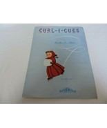 Curl I Cues Pianologue Walter Miles American Ragtime Piano Sheet Music 1945 - £10.38 GBP