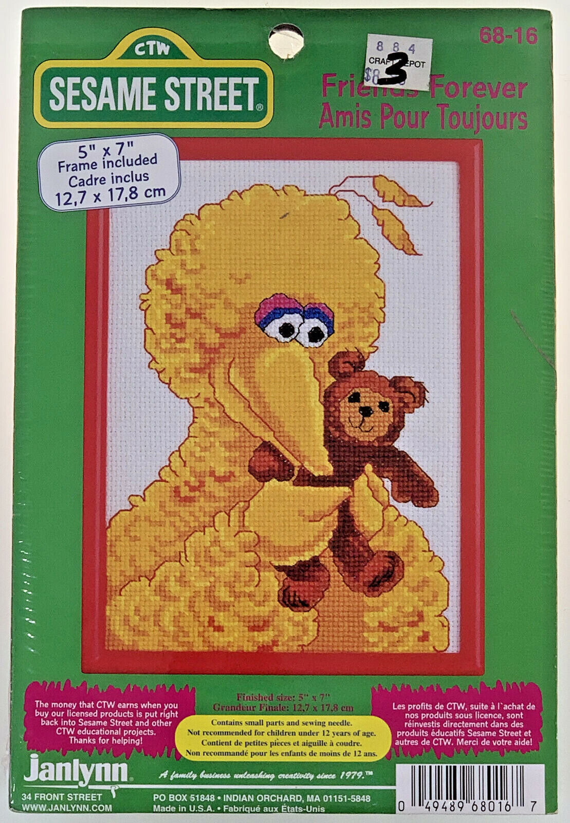 Janlynn Friends Forever Stitch Kit - $9.78