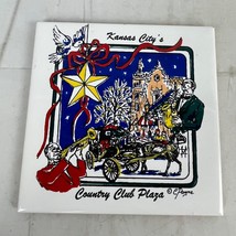 Vintage Carolyn Payne Creations Trivet Kansas City County Club Plaza Cer... - $29.99
