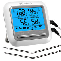 Habor CP063AH 063 DUAL Probe BBQ Thermometer Dual Probe - White - £14.90 GBP