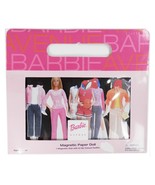 2002 Barbie Magnetic Paper Doll Play Board Board Schylling 8 Outfits Y2K... - $13.66 CAD