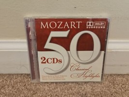 50 Classical Highlights: Mozart (CD, Sep-2002, 2 Discs, St. Clair) - £5.22 GBP