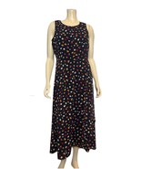 NWT Tommy Hilfiger Navy  Floral Print Sleeveless Faux Wrap Dress Size 10 - €65,22 EUR