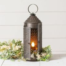 18-inch Chimney Lantern Light in Kettle Black Tin image 3