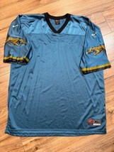 Vintage Nike Jacksonville Jaguars NFL Home Teal Blank Jersey RARE Size XL - $79.00