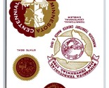 Minnesota MN Statehood Centennial 1858-1958 State Flag Seal Emblem Postc... - $3.86