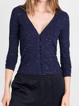 Enza Costa l/s v cardigan in NAVY - £46.52 GBP