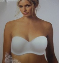 Maidenform Lilyette Strapless Seamless Underwire Bra 34 A-C White/Nude NWT$40    - £20.02 GBP