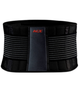 ACE Back Support Brace – One Size Fits Most, Black – MPN 207744 – Adult Use - $88.83 CAD