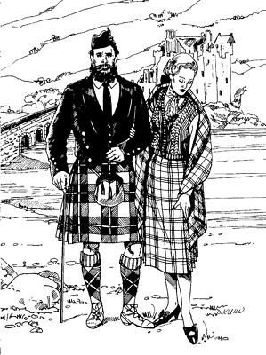 Folkwear Scottish Kilt Jacket Vest #152 Highland Sewing Pattern Only folkwear152 - $19.95