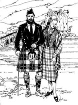 Folkwear Scottish Kilt Jacket Vest #152 Highland Sewing Pattern Only folkwear152 - £15.68 GBP