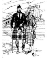 Folkwear Scottish Kilt Jacket Vest #152 Highland Sewing Pattern Only fol... - £15.62 GBP