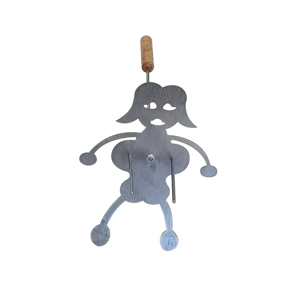 BBQ Creative Barbecue Fork for Hot Dog Marshmallow Women Men Shaped Stainless St - £100.89 GBP