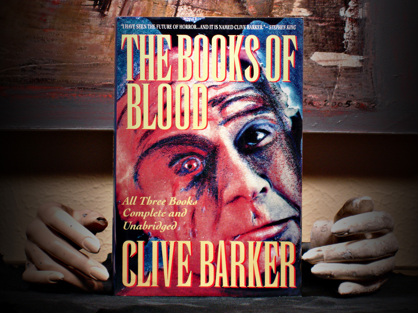 Primary image for The Books Of Blood (Vol. 1-3) by Clive Barker, 1991, 1st Ed., 2nd Print, HC+DJ