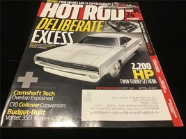 Hot Rod Magazine April 2020 Deliberate Excess Nelson Racing Engines-Dodge Chargr - $10.00