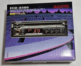 SANYO ECD-8580 Intellitune pullout CD Stereo Original Box Never Installed NEW! - £111.46 GBP