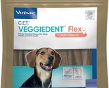(30) Virbac Veggiedent Flex Tartar Control Joint Health Dog Chew Medium ... - $19.75