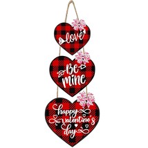 Valentines Decorations For Home Love Be Mine Happy Valentines Day Door Sign For  - £23.52 GBP