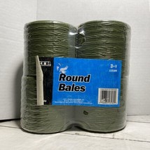1/16th Round Hay Bales Green Ertl 4 Round Bales New In Package - $9.89