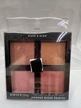 e.l.f. BLUSH &amp; GLOW Powder Blush Palette Quad 4 Blush Shades Matte Shimmer - $6.99