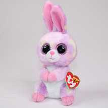 Ty Beanie Boos Small Plush Avril Bunny Rabbit Pastel Purple Pink With Ta... - $10.23