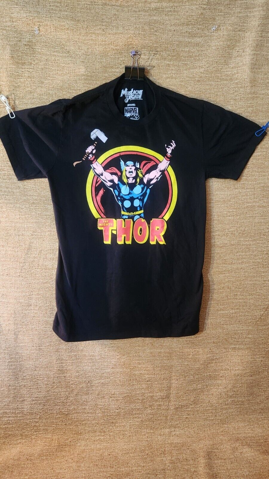 Thor T Shirt Marvel Boys/Childs Medium Black - $12.60