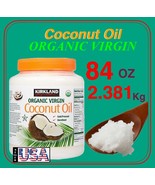 Kirkland 100% USDA Organic Coconut Oil Virgin Cold Pressed Unrefined, 84... - $45.88