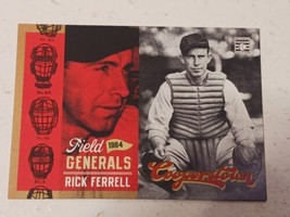 Rick Ferrell Boston Red Sox 2012 Panini Cooperstown Field Generals Card #8 - £0.73 GBP