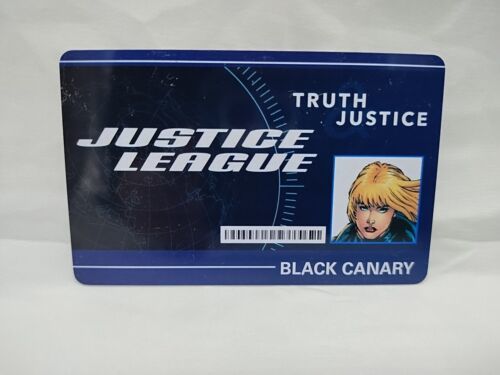 Heroclix Black Canary Justice League ID Card Unused WFID-007 - $8.90