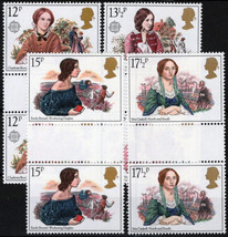 ZAYIX Great Britain 915-918 MNH Gutter Pairs Victorian Novelists 021023S172 - £1.59 GBP