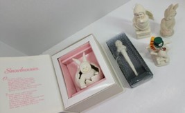 5 VTG Snowbabies Figurine Mixed Lot Department 56 Angels Snowman Bunny S... - $29.02