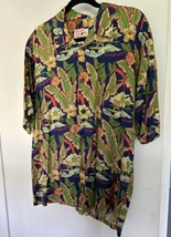 Reyn Spooner Starbucks Shirt Doonesbury Vintage Collectible Hawaiian 1990s Large - $89.09