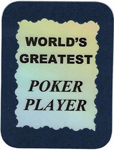 Primary image for World's Greatest Poker Player Texas Hold'em Omaha Stud 3" x 4" Love Note Sports 