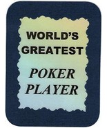 World&#39;s Greatest Poker Player Texas Hold&#39;em Omaha Stud 3&quot; x 4&quot; Love Note... - £3.18 GBP