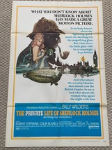 The Private Life of Sherlock Holmes 1971, Original Vintage Movie Poster  - £39.46 GBP