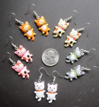 Fun Composite Cat Earrings - 5 Different Pairs - £9.59 GBP